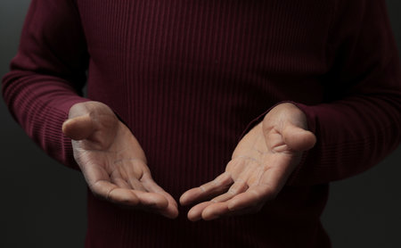 praying to god with people stock image stock photo