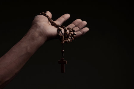 praying to god with people stock image stock photoの写真素材