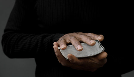 praying to god with people stock image stock photoの写真素材