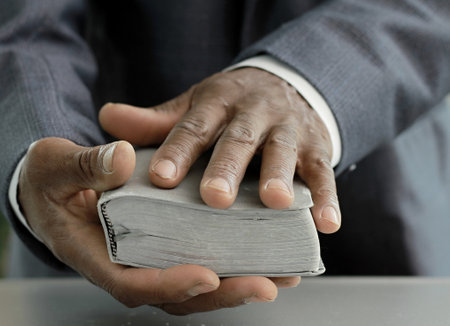 praying to god with people stock image stock photoの写真素材