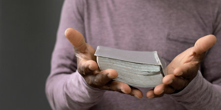 praying to god with people stock image stock photoの写真素材