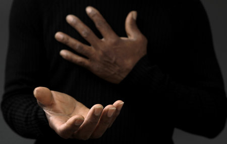 praying to god with people stock image stock photoの写真素材