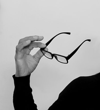reading glasses on a table no people stock photo stock imageの写真素材