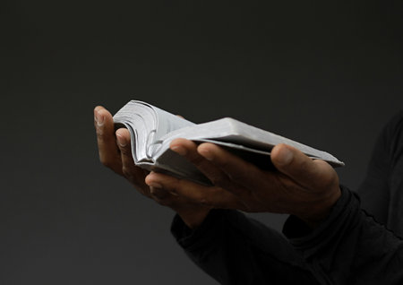 praying to god with people stock image stock photoの写真素材