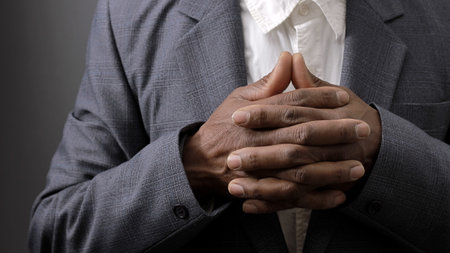 praying to god with people stock image stock photoの写真素材