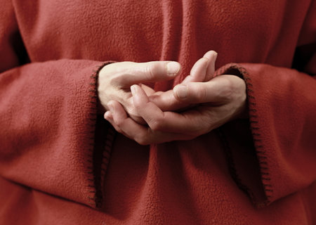 praying to god with people stock image stock photoの写真素材