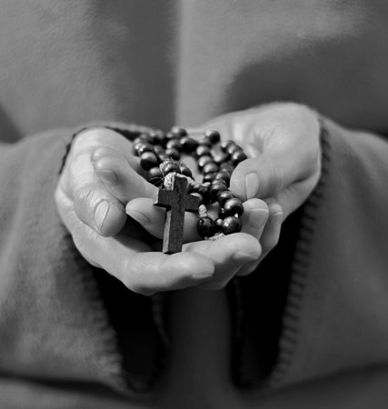 praying to god with people stock image stock photoの写真素材