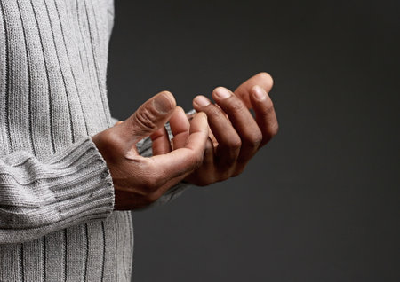 praying to god with people stock image stock photoの写真素材