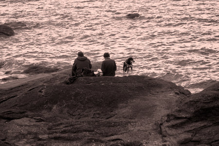 discussion with friendsのeditorial素材