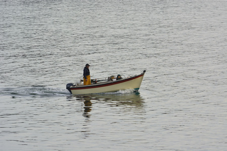 departure for fishing.の写真素材