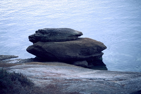 Rock of granite.の写真素材