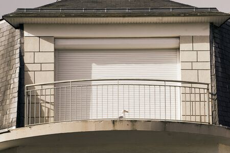 Bird on the balcony.の写真素材