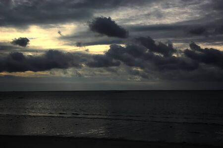 Sky and clouds on the horizon.の写真素材
