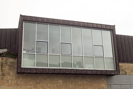 Modern architecture, bay window.の写真素材