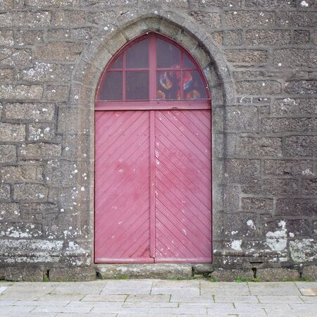 Entrance and church door, house of God.の写真素材