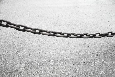 Metal chain rings.の写真素材