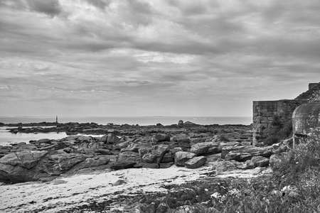 Cloudy sky by the sea.の写真素材