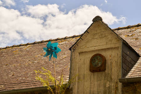 Entrance to the attic.の写真素材