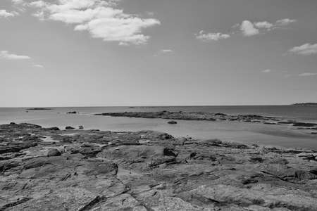 Sea and horizon line.の写真素材