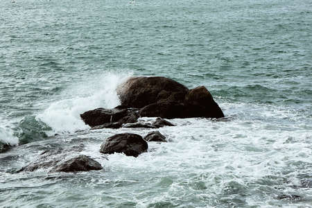 Rocks at sea.の写真素材