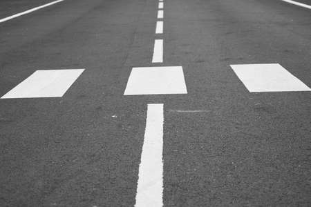 Tracing on the roadway.の写真素材