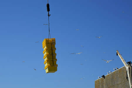 Lifting works.の写真素材