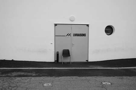 Metal door.の写真素材