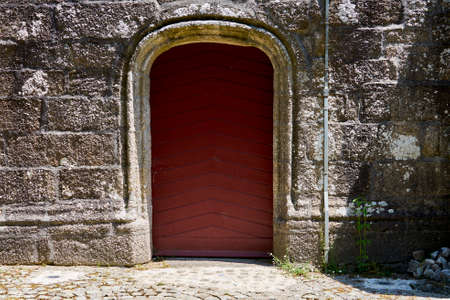 Old wooden door.の写真素材