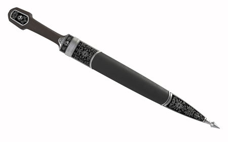 Chechen dagger - weapon of the Caucasus - 3d illustration