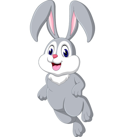 Cute rabbit cartoon of illustrationのイラスト素材