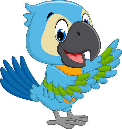 Cartoon macawの写真素材