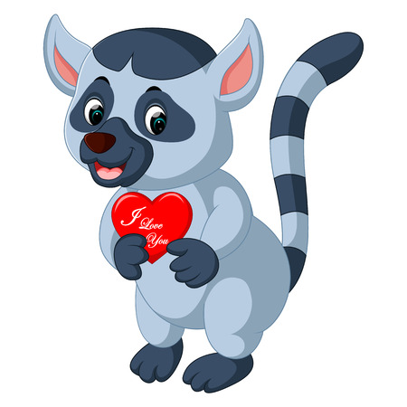 lemur cartoonの写真素材