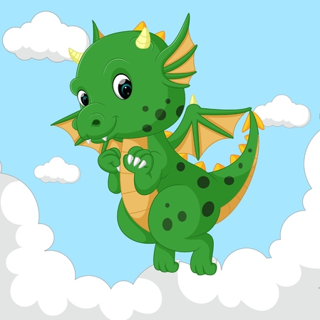 cute dragon flyの写真素材