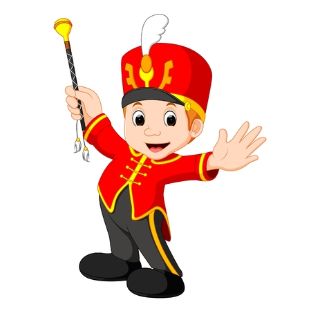 boy marching bandの写真素材