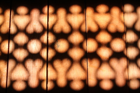 Shadows of the ventilation was amazing for backgroundの写真素材