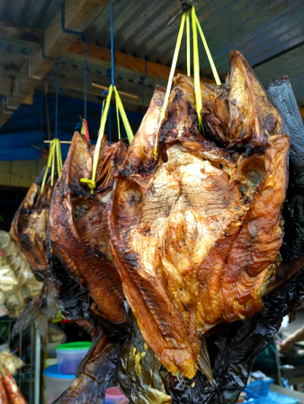 bloater or salai fishの写真素材