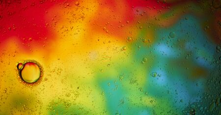 An artful colorful background with bubbles. Abstract background