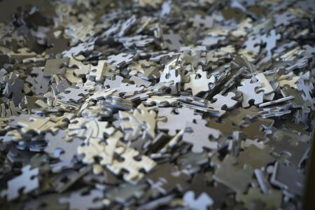 The coloured background of the puzzle in shades of grey