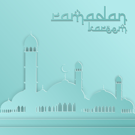Ramadan Kareem, Ramadan Mubarak, Islamic Background, Islamic Cardのイラスト素材