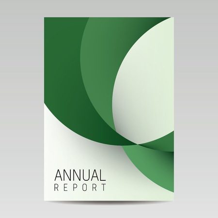 Abstract Minimalist Cover, Presentation Report Cover Design Templateのイラスト素材