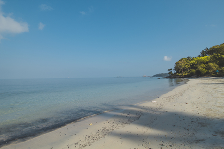 White Sand, Clear Sea Water and Tropical Beach Landscapeの写真素材
