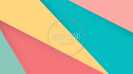 Abstract background with a modern theme. This background uses pastel or vintage colors for posters, banners and website landing pages.のイラスト素材