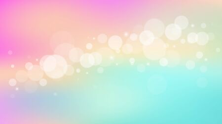 Bokeh background with dot elements. This modern minimalist-themed background is suitable for wallpaper, banners, posters and website landing pages.のイラスト素材