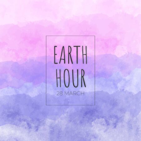 Earth Hour backgrounds or banners with a simple and minimalist modern design. This background is suitable for the promotion of fashion both online and offline.のイラスト素材