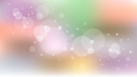 Bokeh background with dot elements. This modern minimalist-themed background is suitable for wallpaper, banners, posters and website landing pages.のイラスト素材