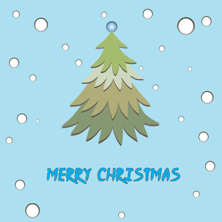 Christmas tree backgroundのイラスト素材