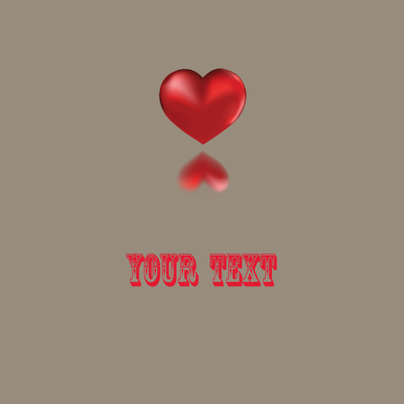 Abstract background with heartのイラスト素材