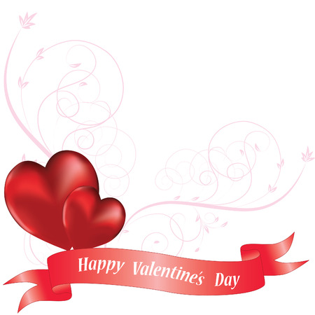 Ornamental heart background for valentine's day. Vector illustration.のイラスト素材
