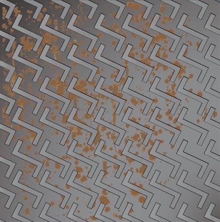 Abstract metal texture seamless. Titanium pattern. Metallic rusty illustration.のイラスト素材