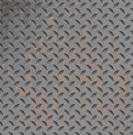 Abstract metal texture seamless. Titanium pattern. Metallic rusty illustration.のイラスト素材